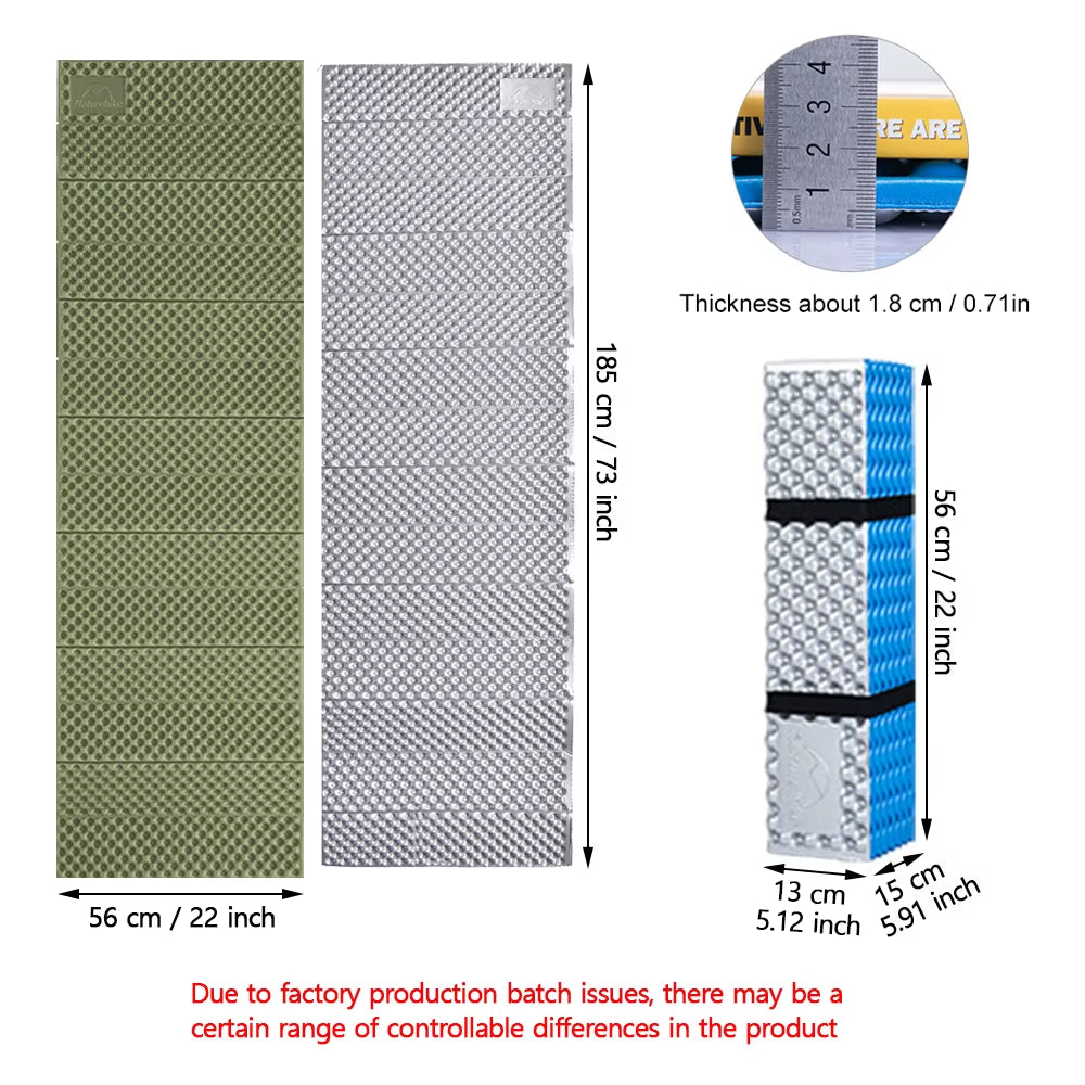 Camping Mat Portable Sleeping Pad Ultralight Foldable Camping Bed Camping Mattress Travel Hiking Sleeping Mat