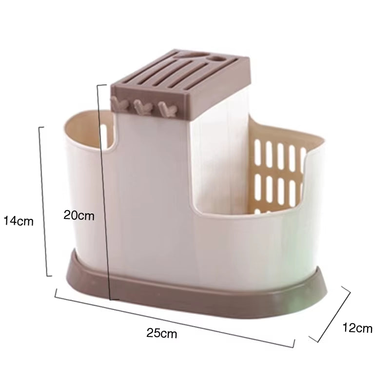 Multifunctional Tableware Storage Rack Plastic Shelf Chopsticks Drain Rack Filter Rack Creative Kitchen Tools Kitchen Tools