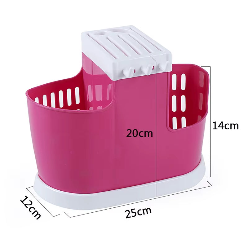 Multifunctional Tableware Storage Rack Plastic Shelf Chopsticks Drain Rack Filter Rack Creative Kitchen Tools Kitchen Tools