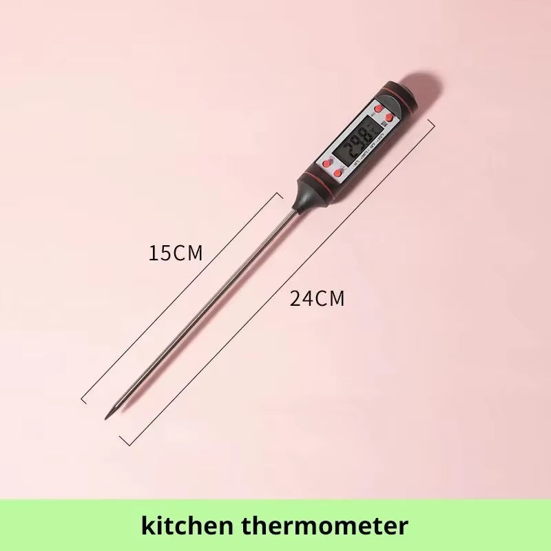 1Pc Temperature Meter Gauge Tool New Meat Thermometer Kitchen Digital Cooking Food Probe Electronic BBQ Cooking Tools