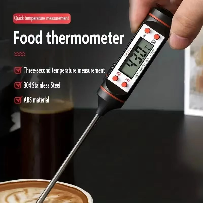1Pc Temperature Meter Gauge Tool New Meat Thermometer Kitchen Digital Cooking Food Probe Electronic BBQ Cooking Tools