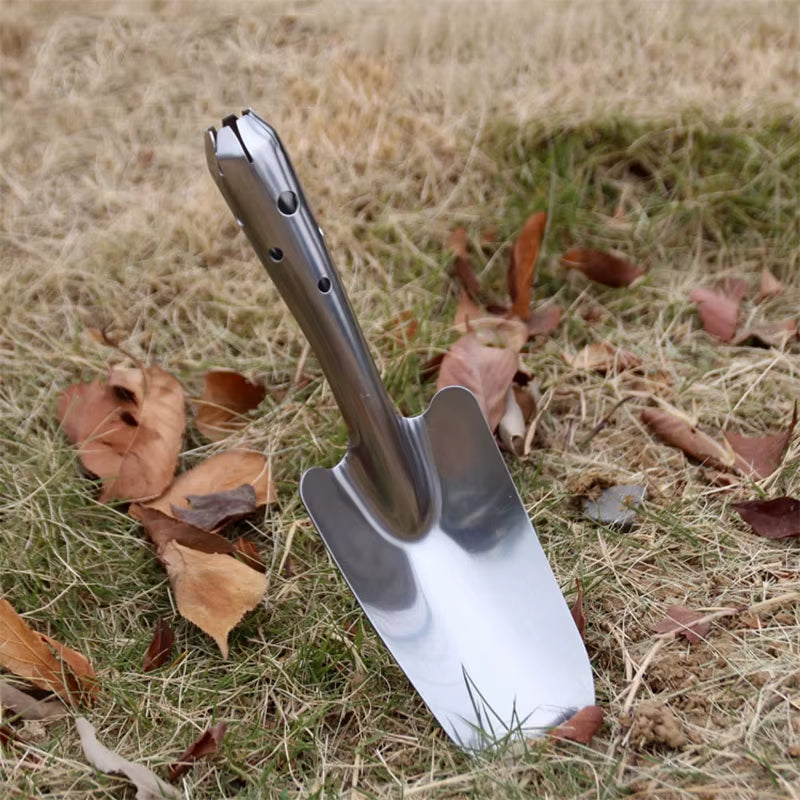 High-Grade Gardening Stainless Steel Flower Shovel Small Garden Shovel Garden Garden Tools