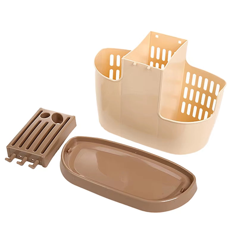 Multifunctional Tableware Storage Rack Plastic Shelf Chopsticks Drain Rack Filter Rack Creative Kitchen Tools Kitchen Tools