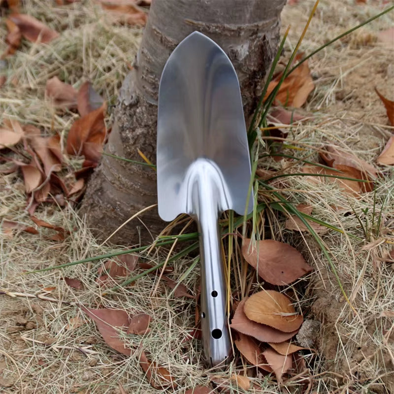 High-Grade Gardening Stainless Steel Flower Shovel Small Garden Shovel Garden Garden Tools
