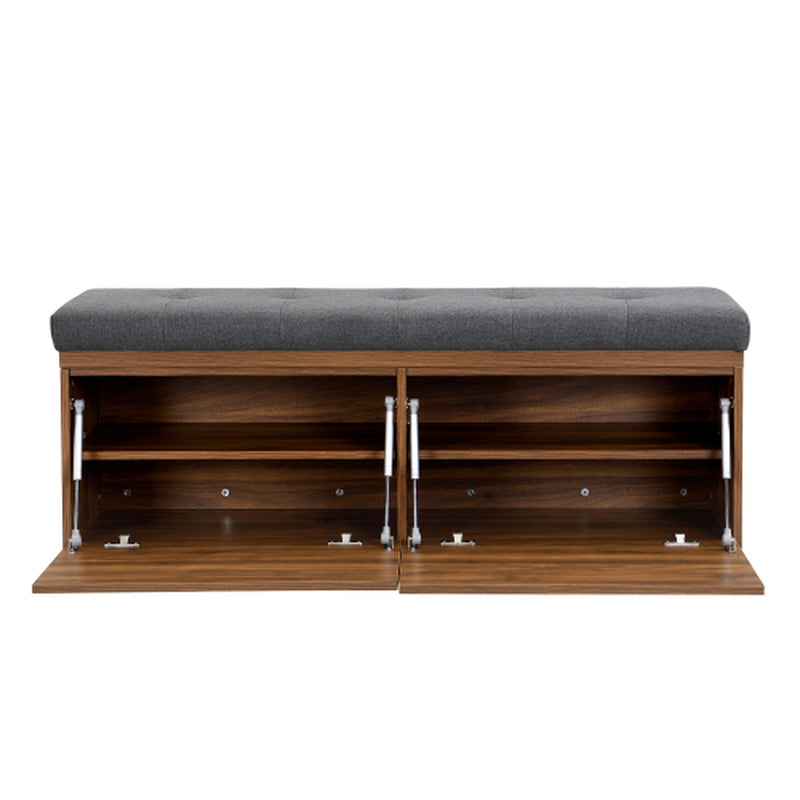 49-Inch Storage Shelves, Locker Storage, Footstool