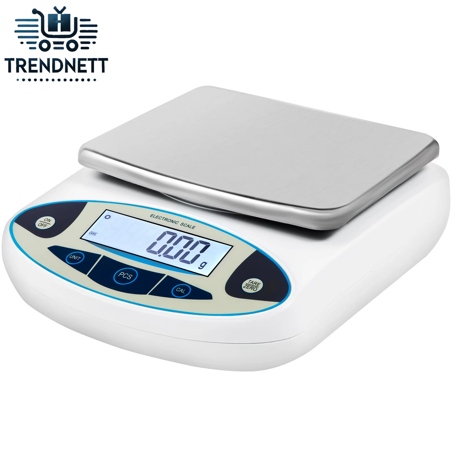 VEVOR Kitchen Scale 5000G X 0.01G Lab Analytical Balance W/ LCD Backlit Screen Digital Weight Mini Precision Pocket Electronic