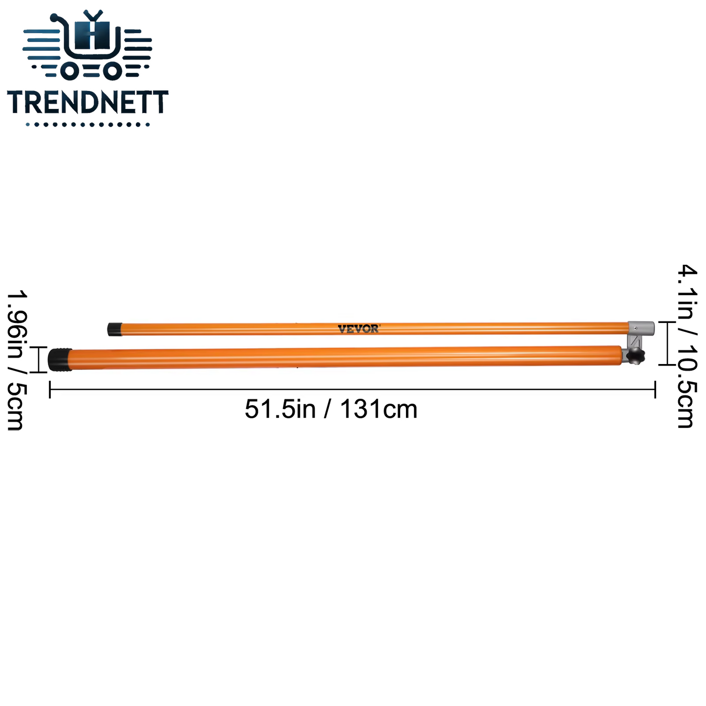 VEVOR Load Height Measuring Stick 15'/20' Truck Height Stick Easy to Read with Adjustable Pole Non-Conductive Height Measuring