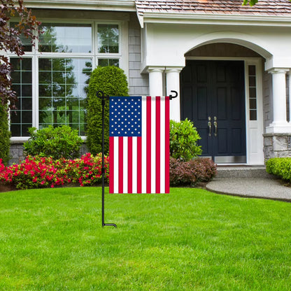 Garden Flag Stand Garden Flag Holder Stand with Clip and Stopper Yard Flag Holder Metal Garden Flag Pole for Garden Decor