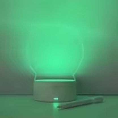 LED Night Light Message Board with Pen - USB Powered Decorative Lamp for Children and Gifts