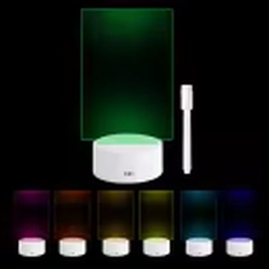 LED Night Light Message Board with Pen - USB Powered Decorative Lamp for Children and Gifts