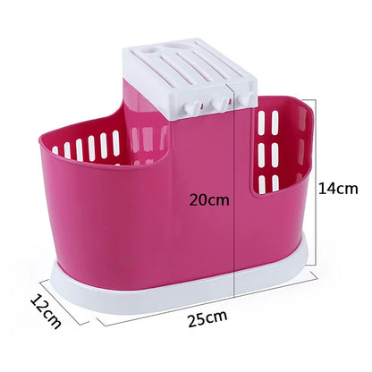 Multifunctional Tableware Storage Rack Plastic Shelf Chopsticks Drain Rack Filter Rack Creative Kitchen Tools Kitchen Tools