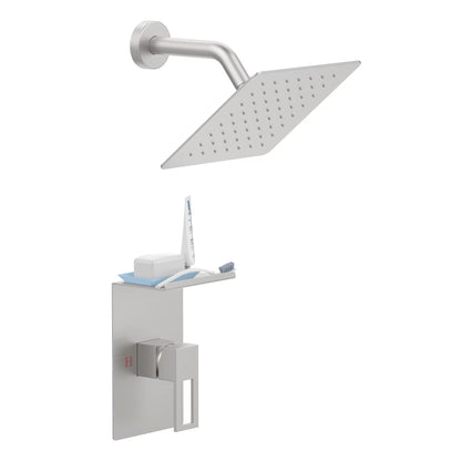 Shower Faucet with Storage Shelves
