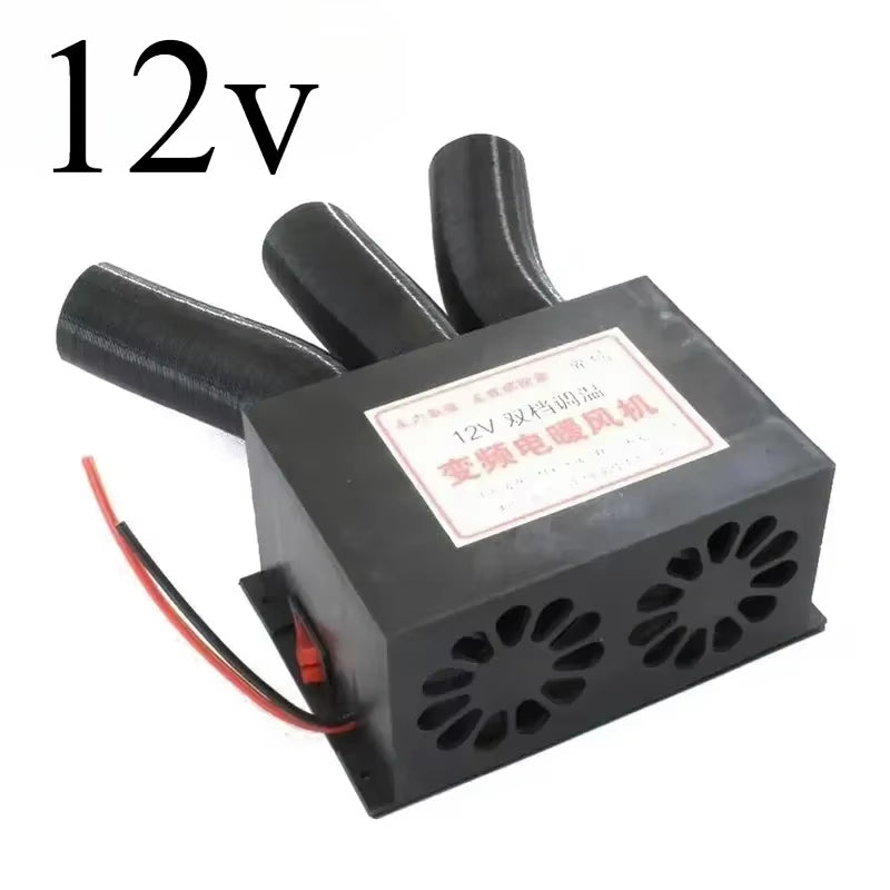 800W Car Heater Fan Car Van Heating Fan 12V/24V Windshield Defroster Air Heater for RV Trailer Heater Car Accessories