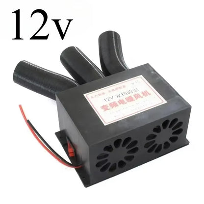 800W Car Heater Fan Car Van Heating Fan 12V/24V Windshield Defroster Air Heater for RV Trailer Heater Car Accessories
