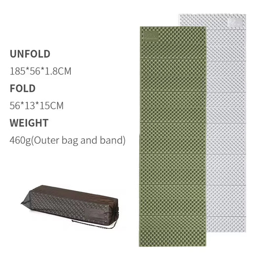 Camping Mat Moistureproof Sleeping Pad Ultralight Foldable Camping Bed Camping Mattress Travel Hiking Sleeping Mat