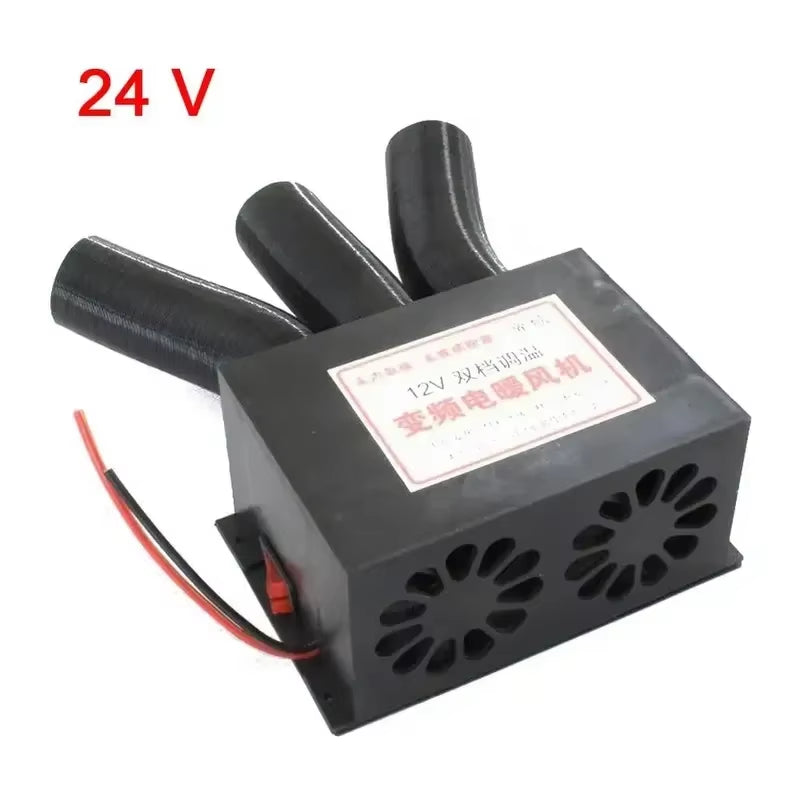 800W Car Heater Fan Car Van Heating Fan 12V/24V Windshield Defroster Air Heater for RV Trailer Heater Car Accessories