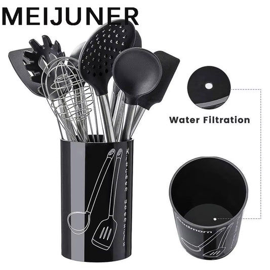 9Pcs Kitchen Silicone Tools Cook Tools Kitchen Gadgets Cooking Tool Egg Beater Spoon Spatula Brush Kitchenware MJ272