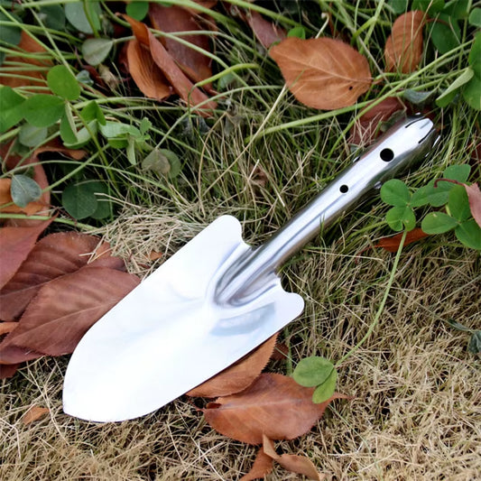 High-Grade Gardening Stainless Steel Flower Shovel Small Garden Shovel Garden Garden Tools