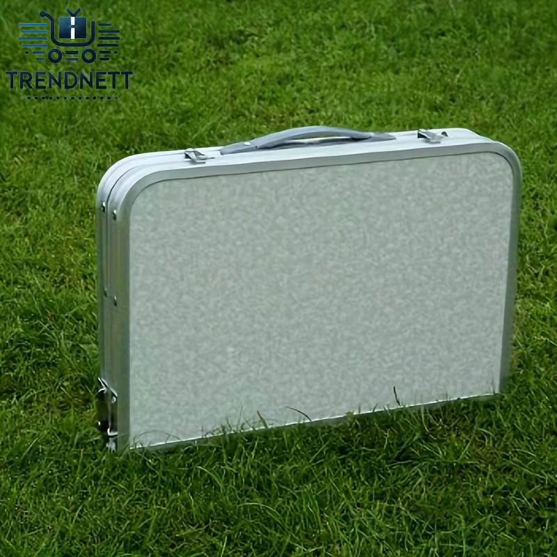 Foldable Portable Camping Table Outdoor Furniture Camping Equipment Camping Table Stainless Steel Picnic Desk Nature Hike