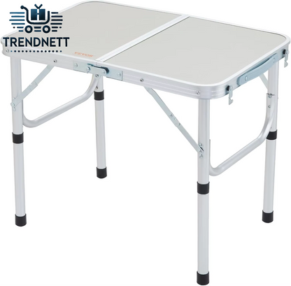Foldable Portable Camping Table Outdoor Furniture Camping Equipment Camping Table Stainless Steel Picnic Desk Nature Hike