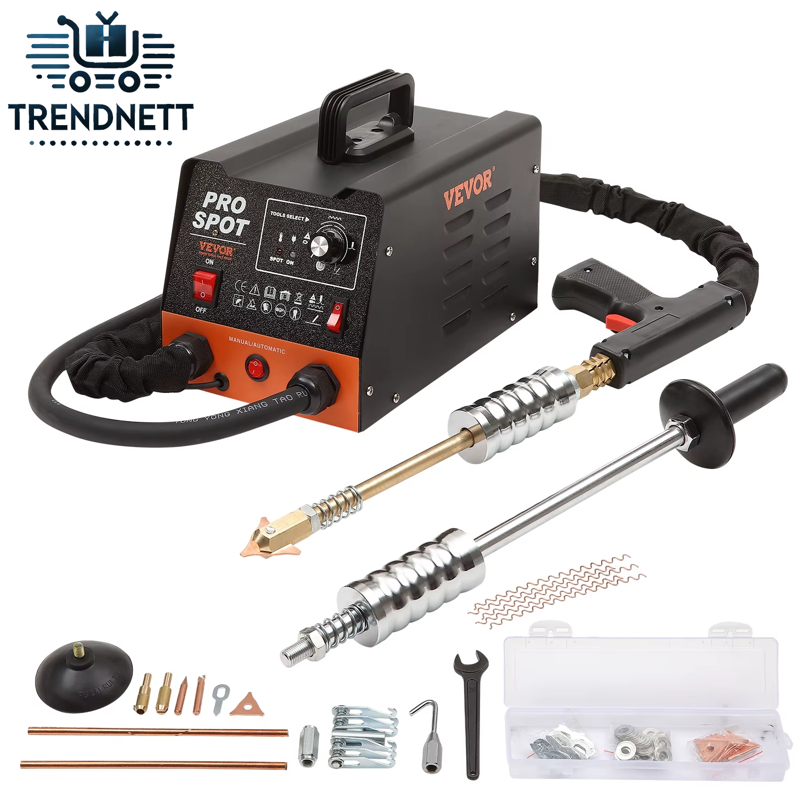 VEVOR Stud Welder Dent Repair Kit 3KW Spot Welder Auto Body Spot Welding Dent Puller Machine Welding Accessories for Car Truck